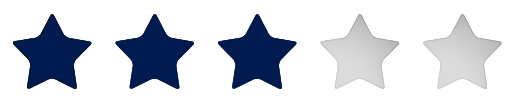Star Rating 3 of 5