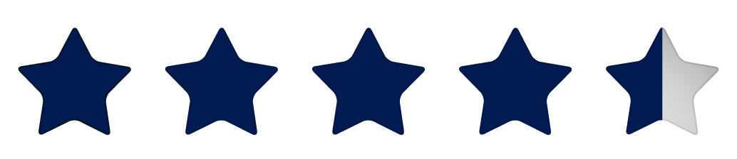 Star Rating 4.5 of 5