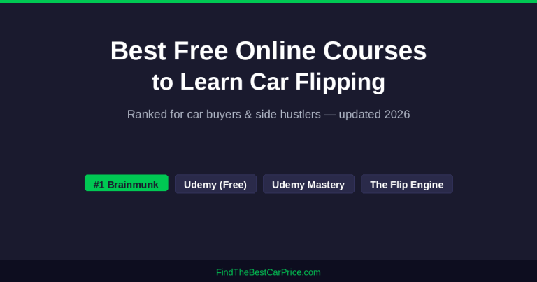 best free course on car flipping