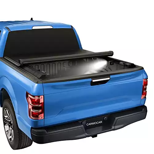 CARMOCAR Soft Roll-Up Truck Bed Tonneau Cover