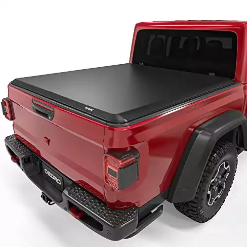 oEdRo Soft Roll Up Truck Bed Tonneau Cover