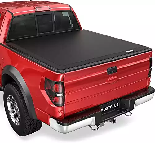MOSTPLUS Roll-Up Soft Vinyl Truck Bed Tonneau Cover