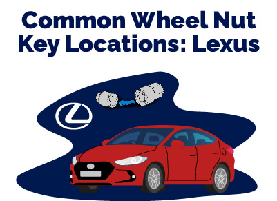 Common Wheel Nut Key Lexus