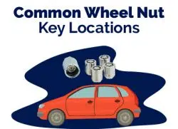 Common Wheel Nut Key Locations