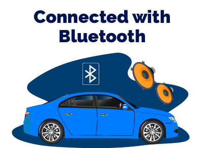 Connected with Bluetooth