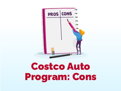 Costco Auto Program Cons