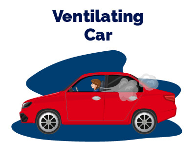 Get Rid of Smoke Smell Ventilating Car