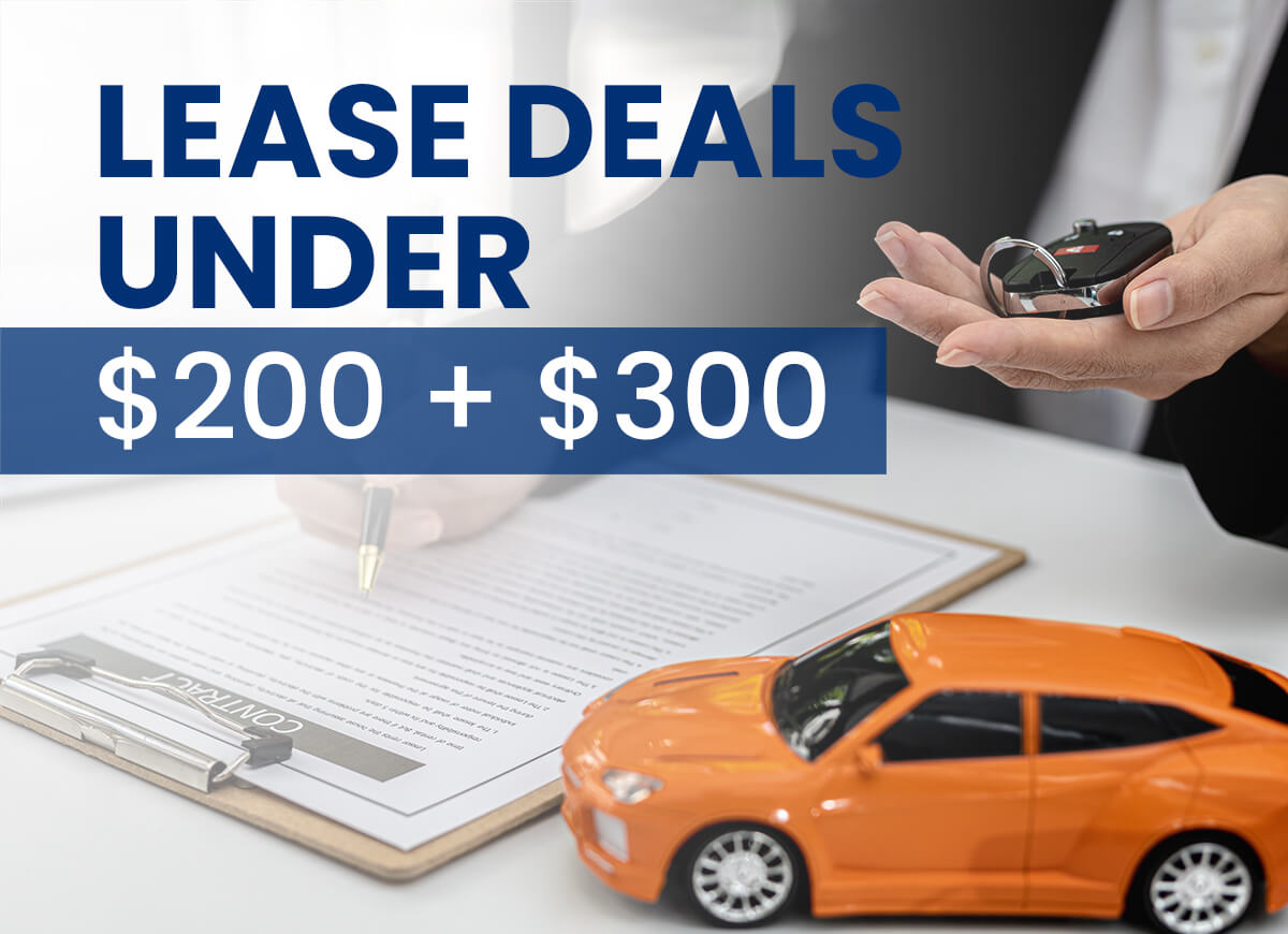 Lease Deals Under $200 + $300