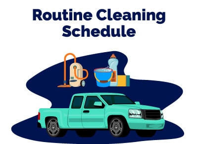 Routine Cleaning Schedule Tonneau Cover
