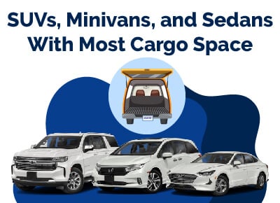 SUVs Minivans Sedans Most Cargo Space