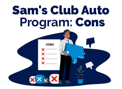 Sams Club Auto Cons