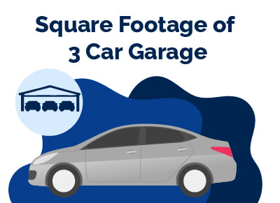 Square Footage of 3 Car Garage