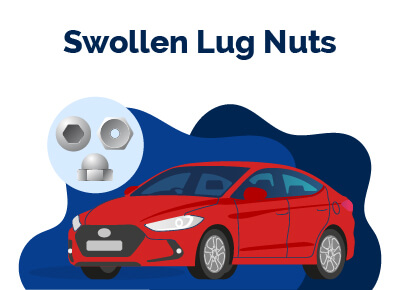 Swollen Lug Nuts