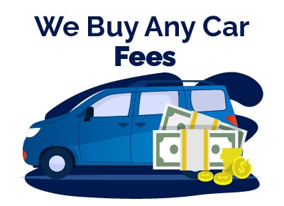 We Buy Any Car Fees