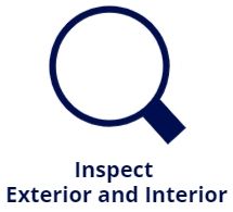 inspect exterior and interior